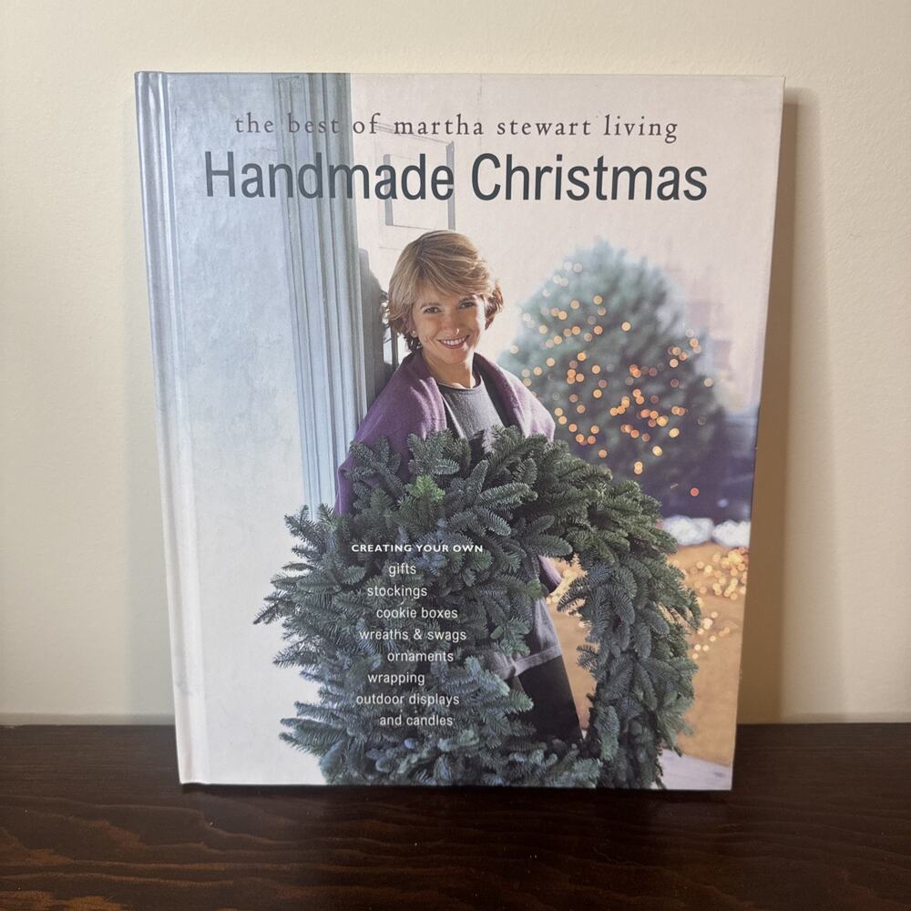 Martha Stewart Living Handmade Christmas‎ Hardcover Book 1995 0848714776